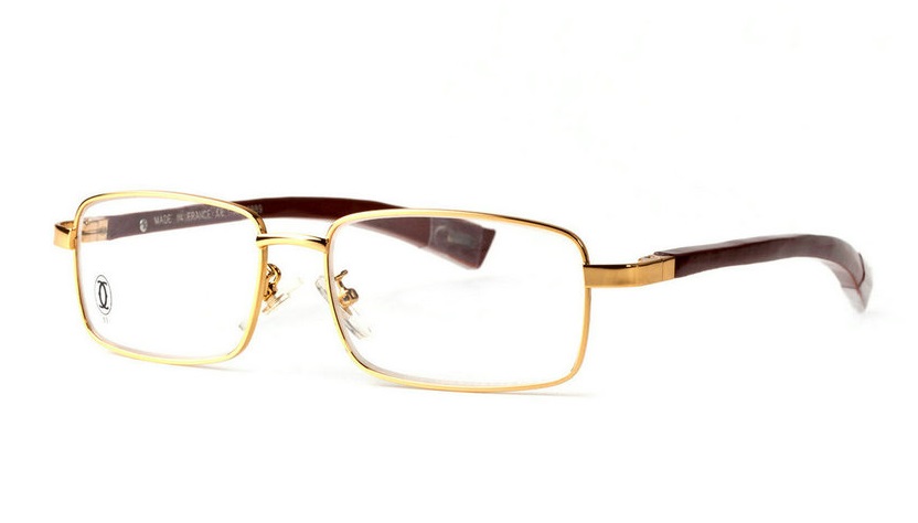 Wholesale Replica Cartier Wood Eyeglass Frames for Sale-039