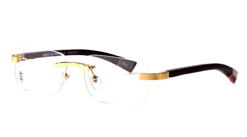 Wholesale Replica Cartier Wood Eyeglass Frames for Sale-041