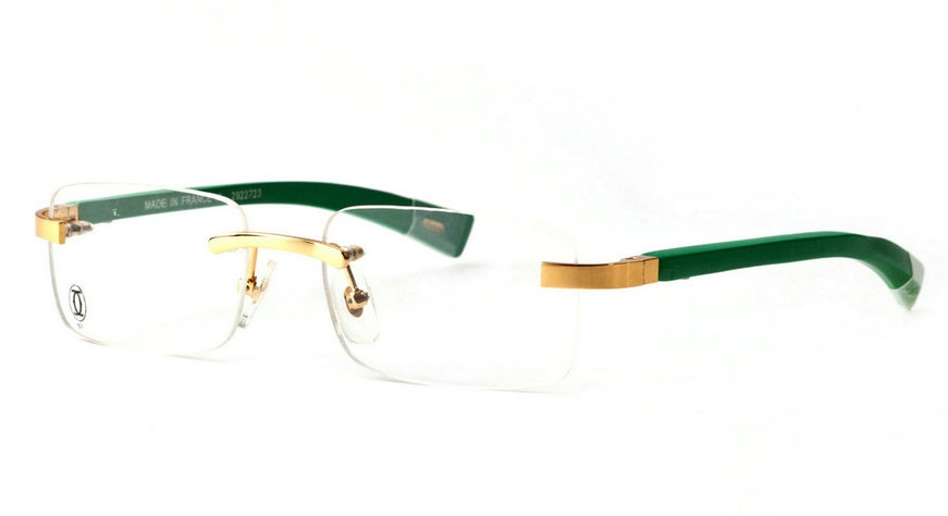 Wholesale Replica Cartier Wood Eyeglass Frames for Sale-045