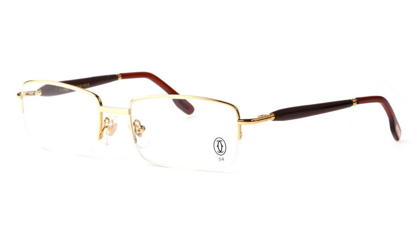 Wholesale Cheap Replica Cartier Glasses Wooden Frames for Sale-062