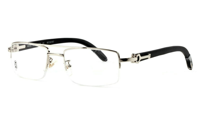 Wholesale Cheap Cartier Eyeglasses Wood Replica for Sale-090