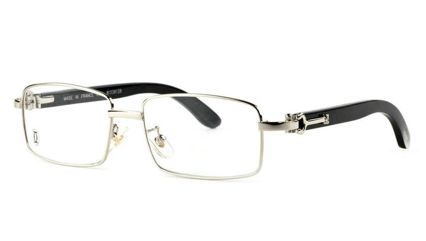 Wholesale Cheap Cartier Eyeglasses Wood Replica for Sale-095