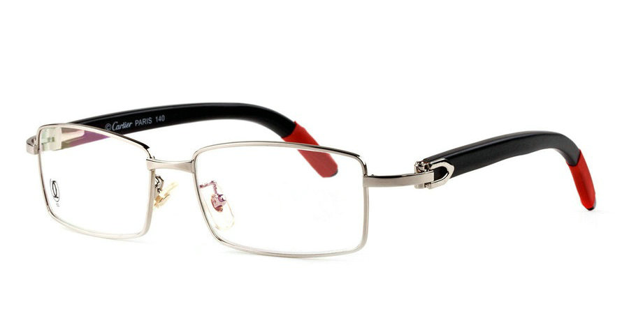 Wholesale Cheap Replica Cartier Glasses Wooden Frames for Sale-123