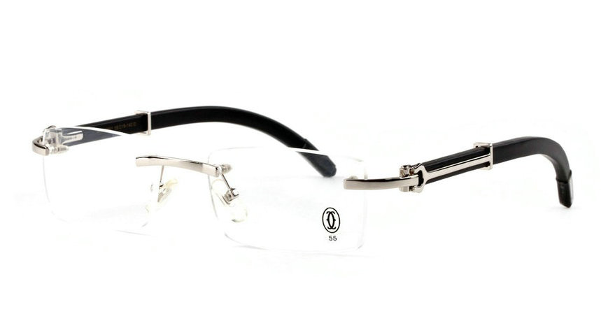 Wholesale Replica Cartier Wood Frame Glasses for Sale-153