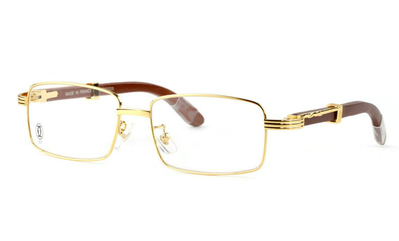 Wholesale Replica Cartier Wood Frame Glasses for Sale-162