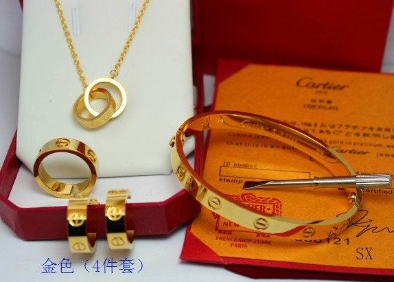 Wholesale Cheap Replica Cartier Jewelry Sets-002