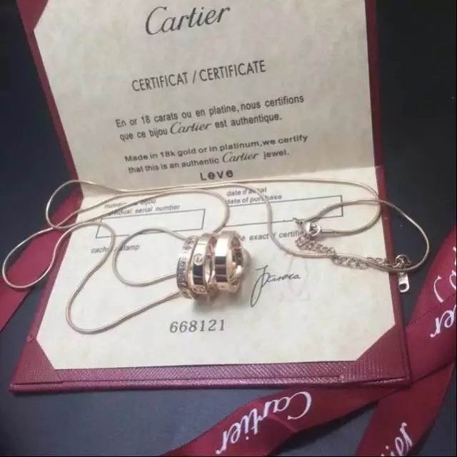 Wholesale Cheap Cartier Replica Necklace-011