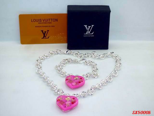 Wholesale LV Replica Jewelry Sets-011