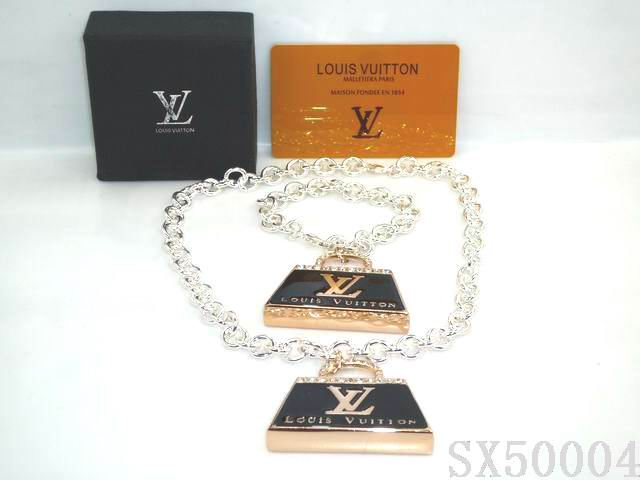 Wholesale LV Replica Jewelry Sets-012