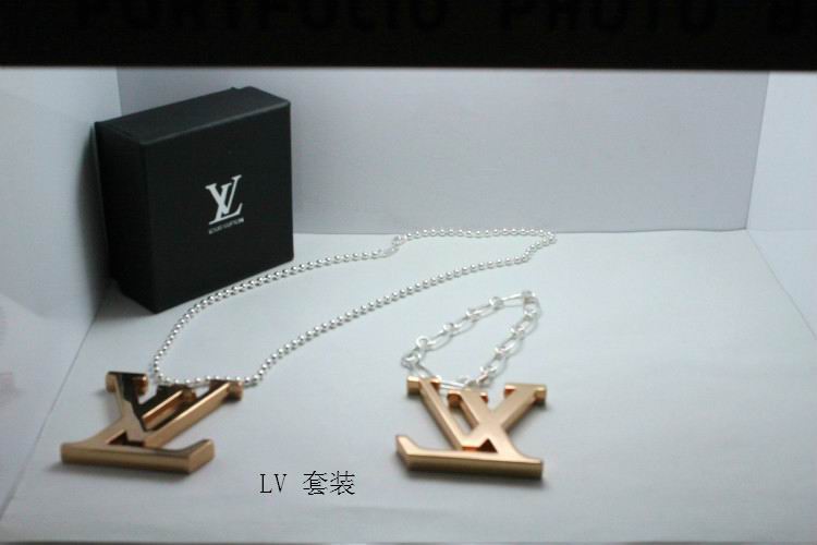 Wholesale LV Replica Jewelry Sets-015