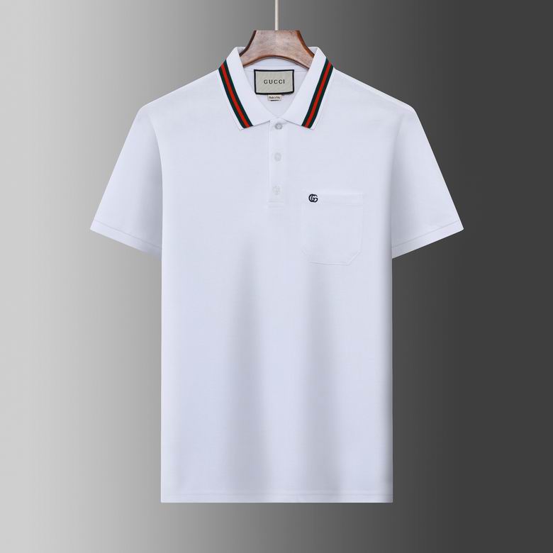 Wholesale Cheap G.ucci Short Sleeve Lapel T Shirts for Sale