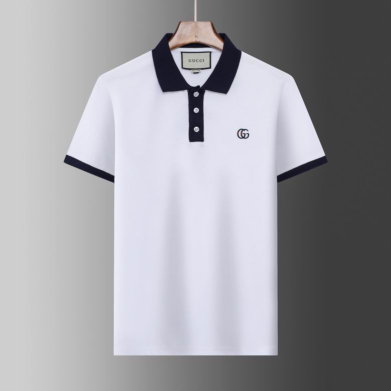 Wholesale Cheap G.ucci Short Sleeve Lapel T Shirts for Sale