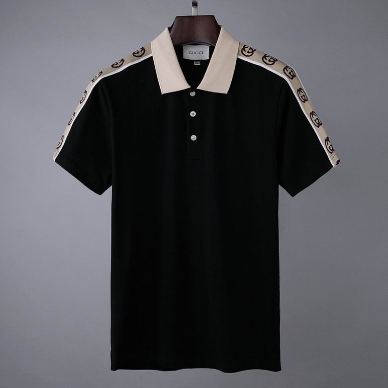 Wholesale Cheap G.ucci Short Sleeve Lapel T Shirts for Sale