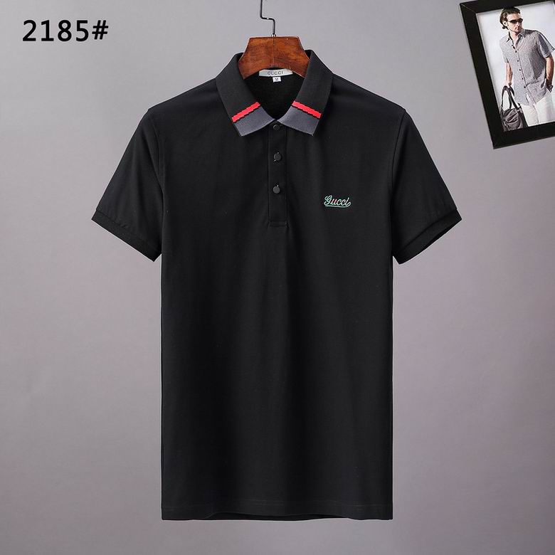 Wholesale Cheap G.ucci Short Sleeve Lapel T Shirts for Sale