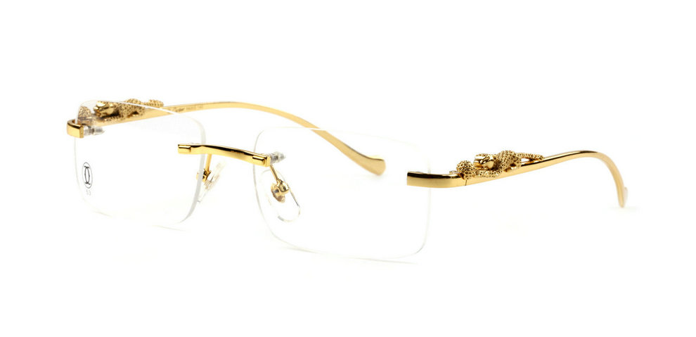 Wholesale Cheap Panthère de Cartier Optical Glasses for Sale-008