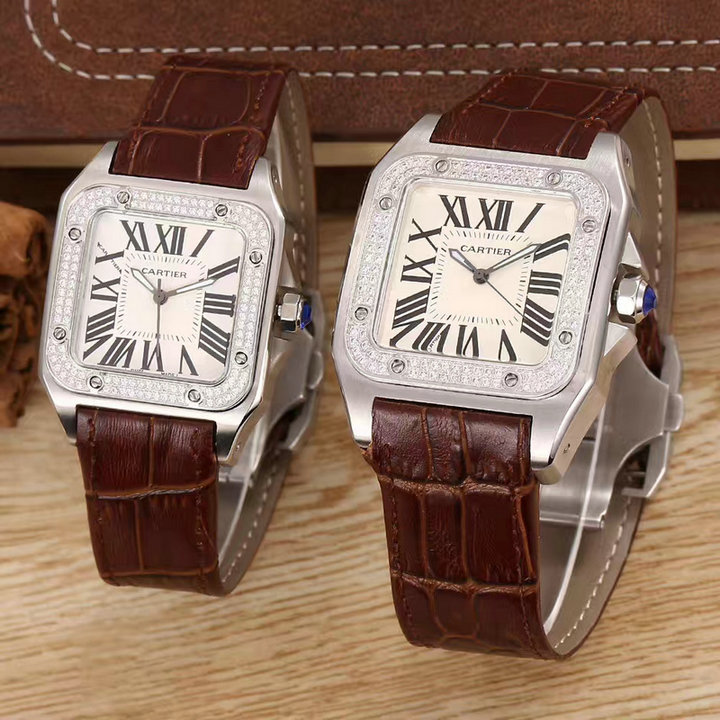 Wholesale Cheap Cartier Couple Watches for sale-374