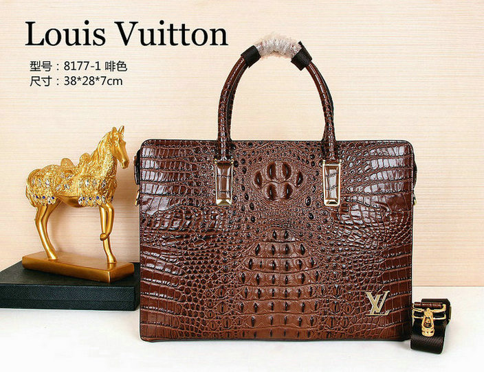 Wholesale AAA Louis Vuitton Mens Briefcase for Sale-141