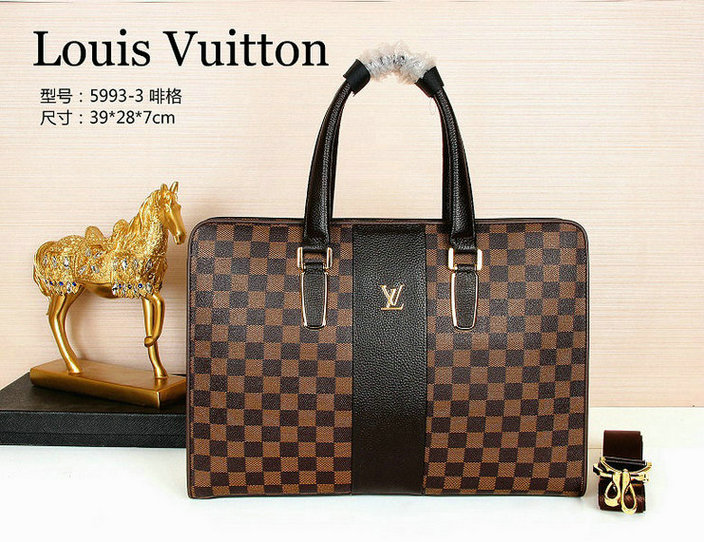 Wholesale AAA Louis Vuitton Mens Briefcase for Sale-142