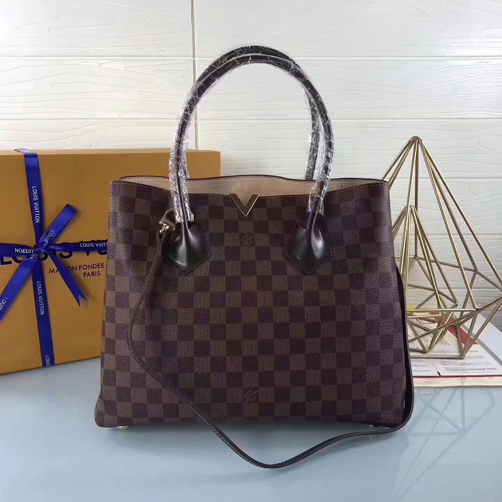 Wholesale Cheap Louis Vuitton Kensington Damier Ebene N41435 - Replica Handbags Sale-059