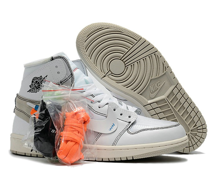 OFF-WHITE x NIKE Air Jordan 1 “White”-082