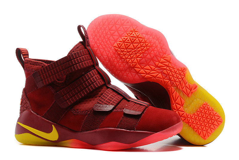 Wholesale Cheap LeBron Soldier XI Men's Basketball Shoes-020