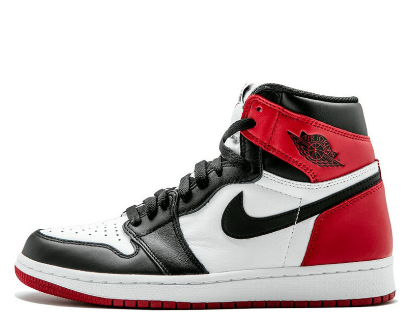 Wholesale Nike Air Jordan 1 Retro “Black Toe” Sneakers for Sale-106