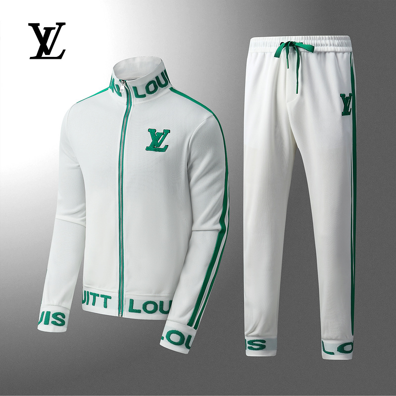 Wholesale Cheap Fashion Lv men Long Sleeve Tracksuits for Sale