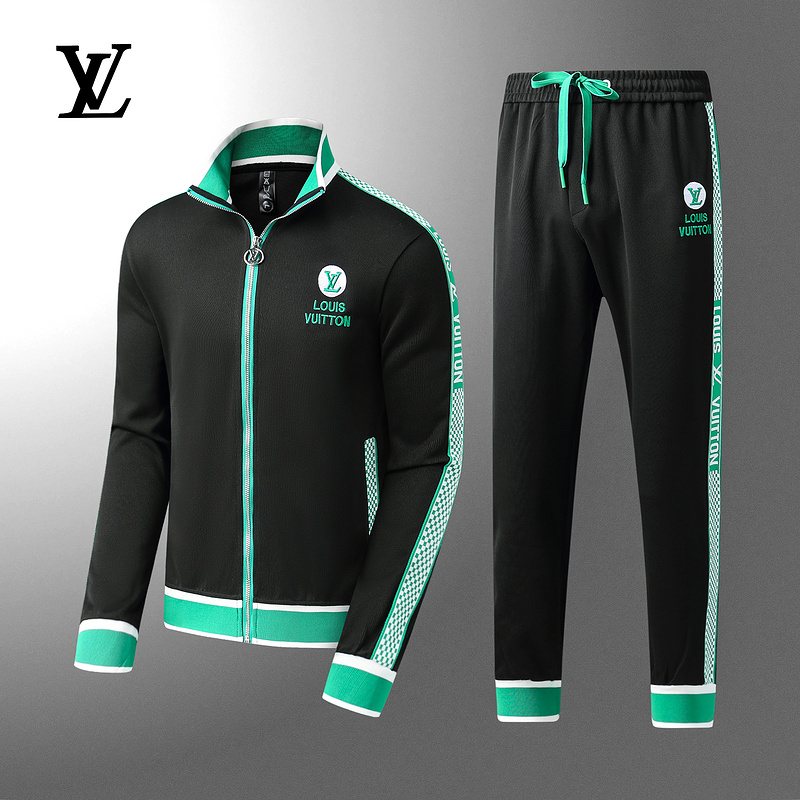 Wholesale Cheap Fashion Lv men Long Sleeve Tracksuits for Sale