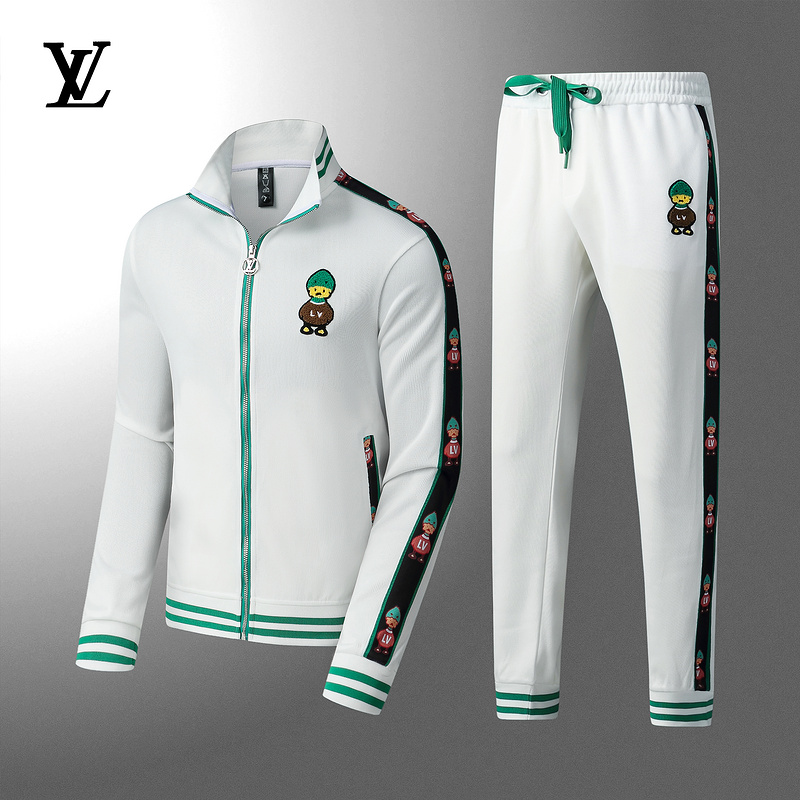 Wholesale Cheap Fashion Lv men Long Sleeve Tracksuits for Sale