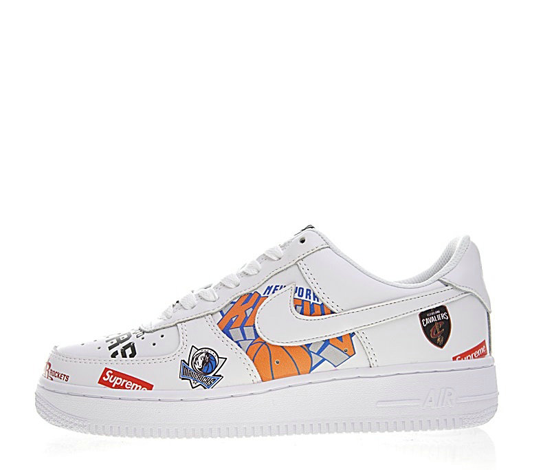 Wholesale Supreme X Nba X Nike Air Force 1 Low “White” Sneakers for Sale-172